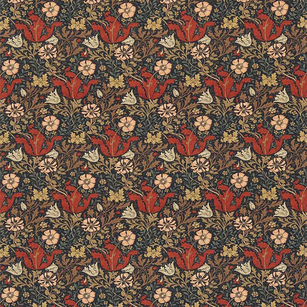 Compton Faded Terracotta & Multi Fabric