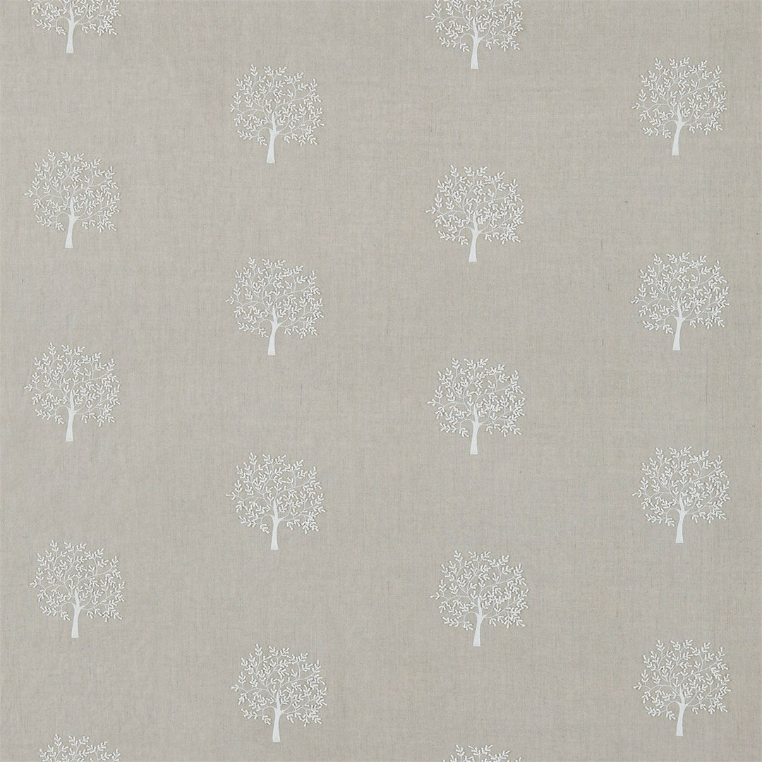 Woodland Tree Linen & Ivory Fabric