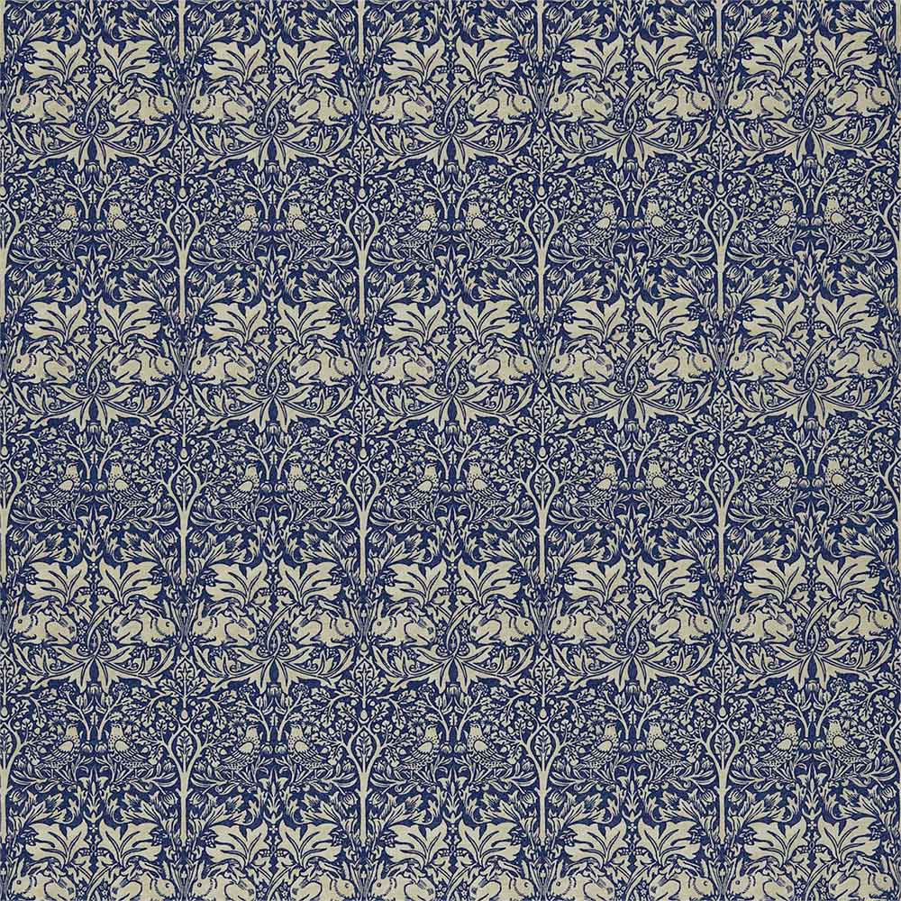 Brer Rabbit Indigo & Vellum Fabric