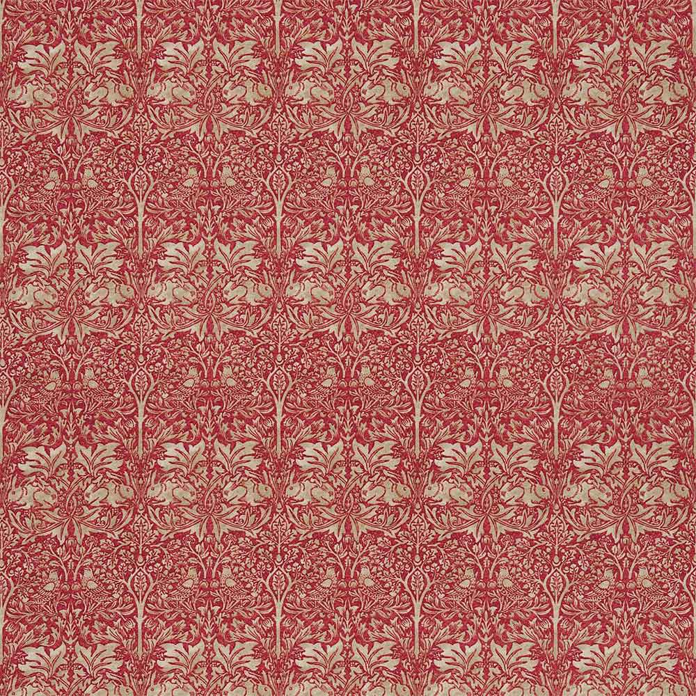 Brer Rabbit Red & Hemp Fabric