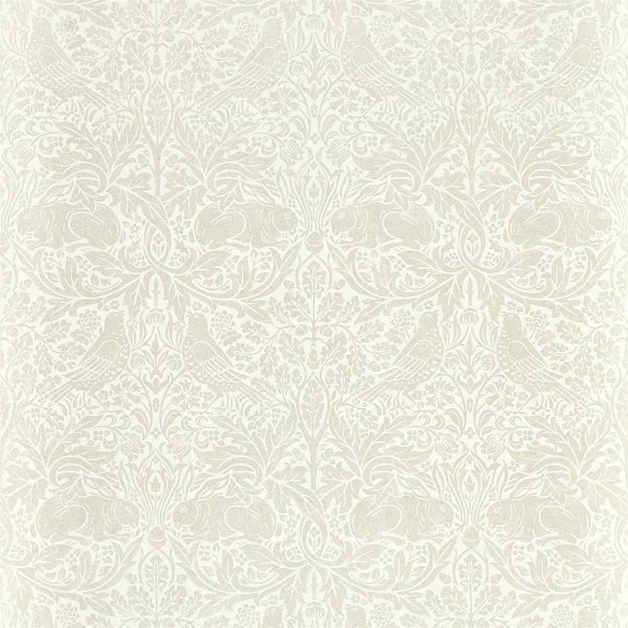 Morris And Co Pure Brer Rabbit Wallpaper - White Clover - 216534 | Modern 2 Interiors