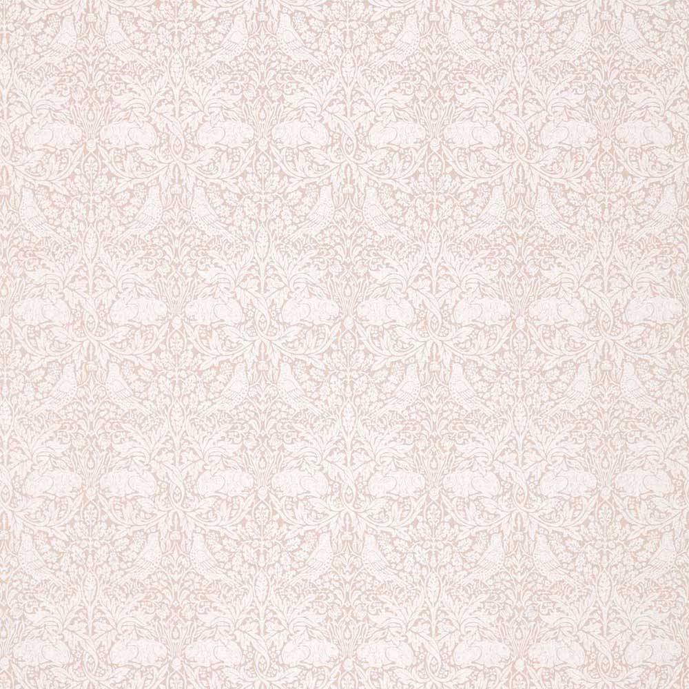 Pure Brer Rabbit Weave Faded Sea Pink Fabric