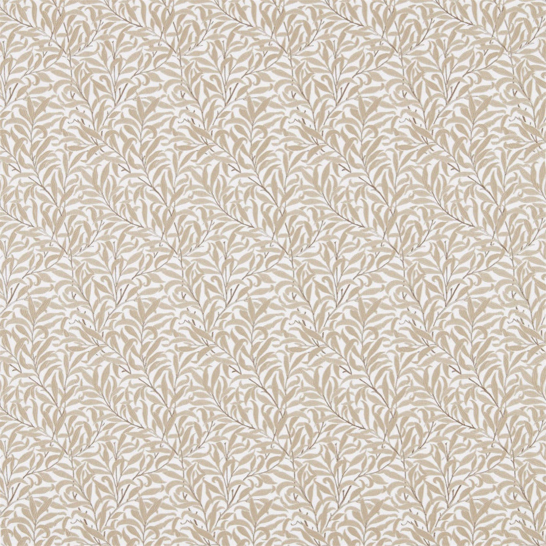 Pure Willow Boughs Embroidery Wheat Fabric