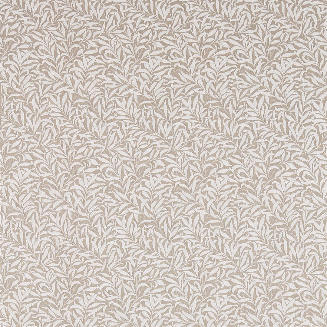 Pure Willow Boughs Embroidery Flax Fabric