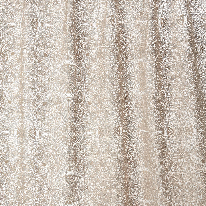 Pure Ceiling Embroidery Flax Fabric