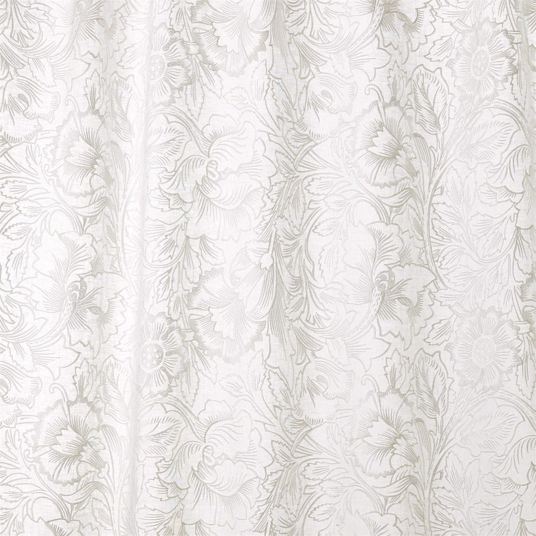 Pure Poppy Embroidery Paper White Fabric