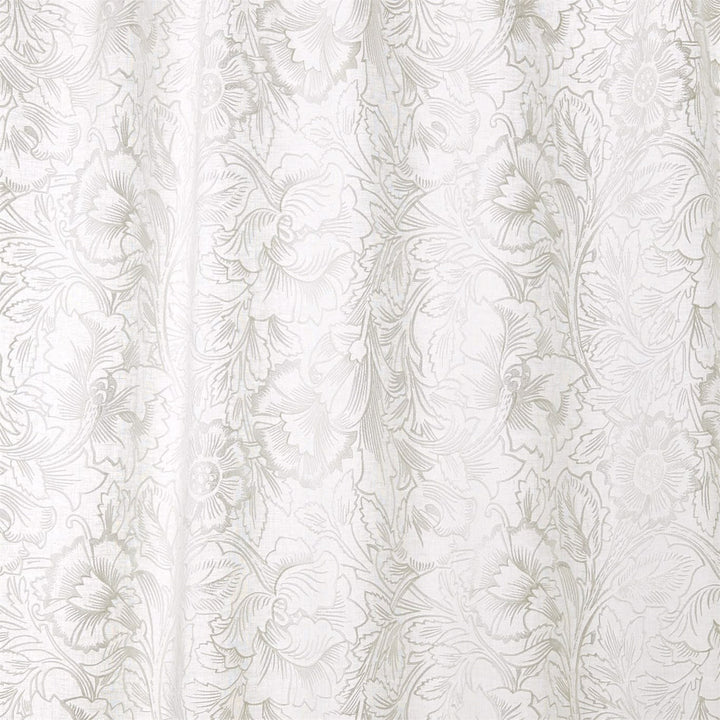 Pure Poppy Embroidery Paper White Fabric