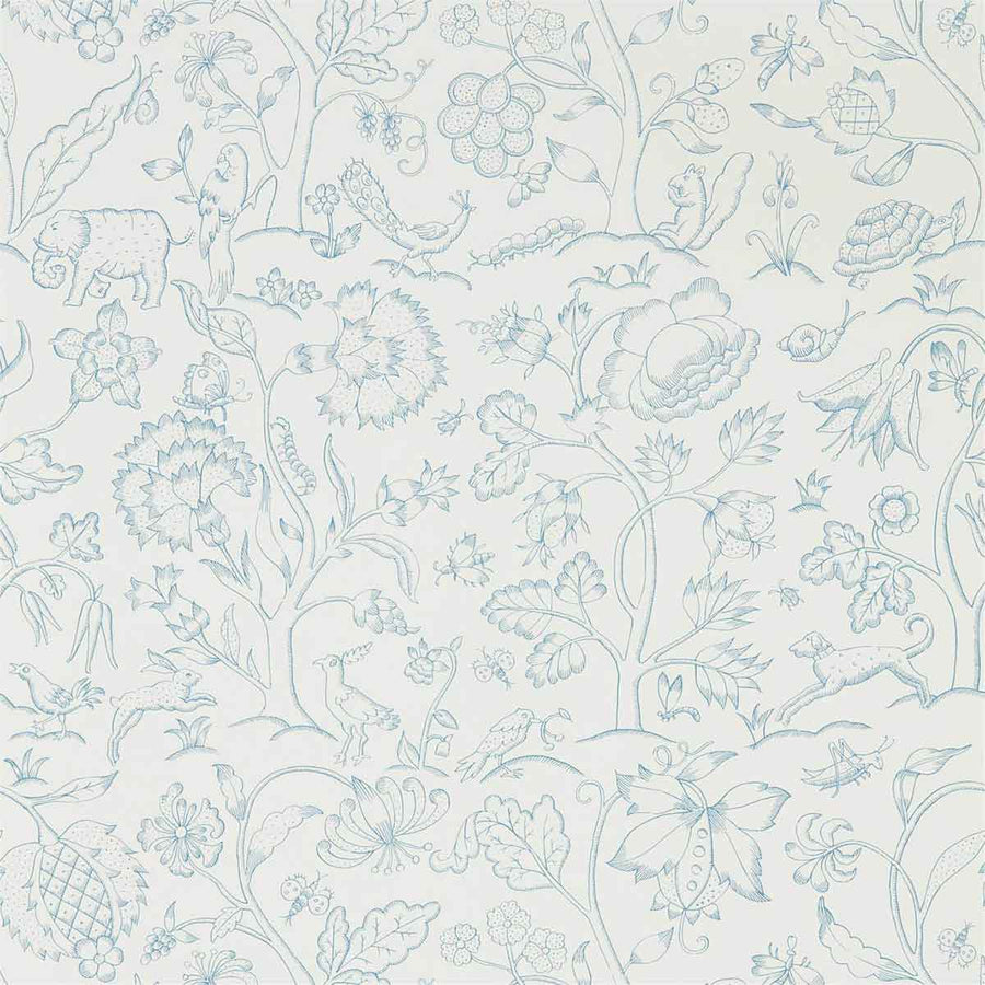 Morris And Co Middlemore Wallpaper - Cornflower Chalk - 216698 | Modern 2 Interiors