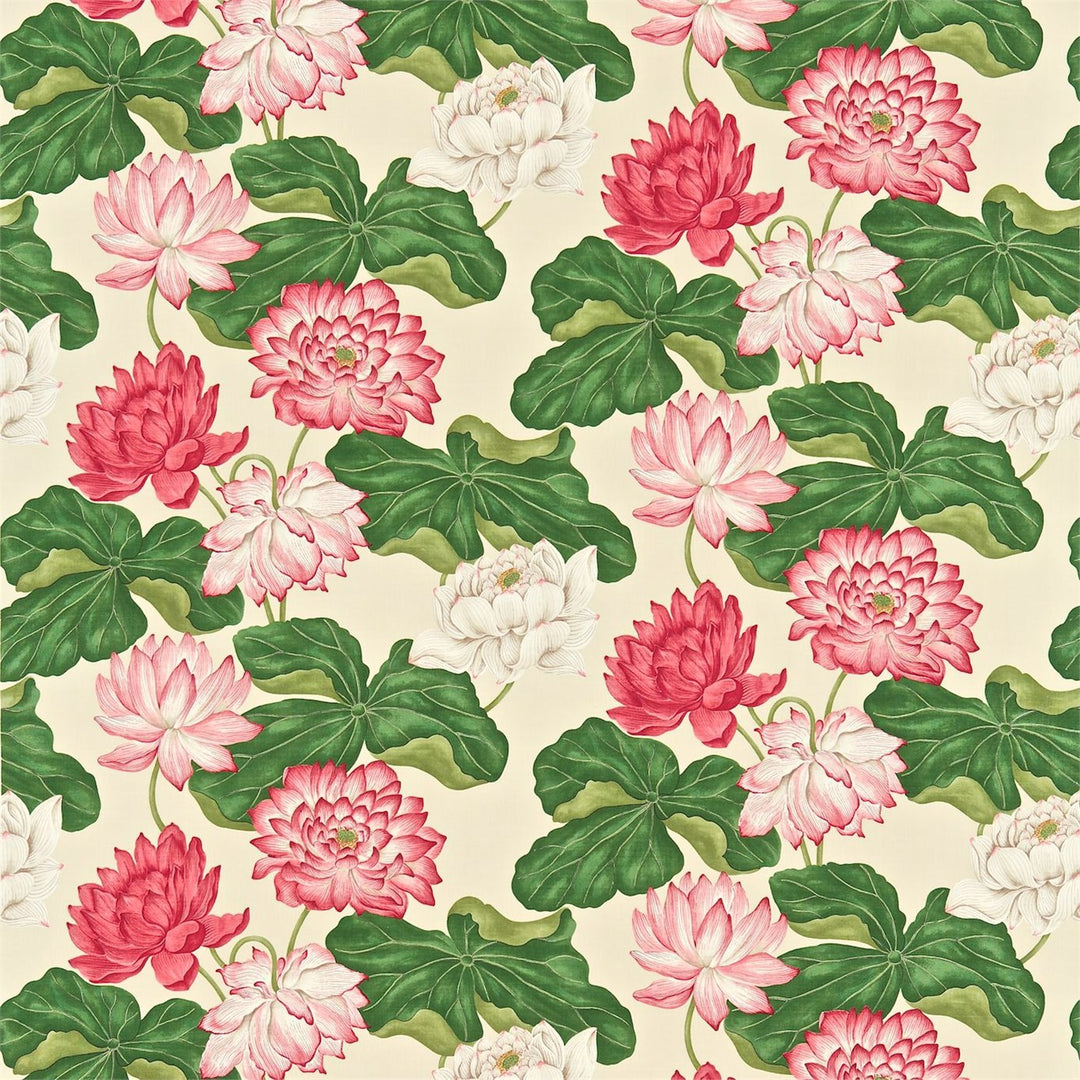 Kew Strawberry & Buttermilk Fabric