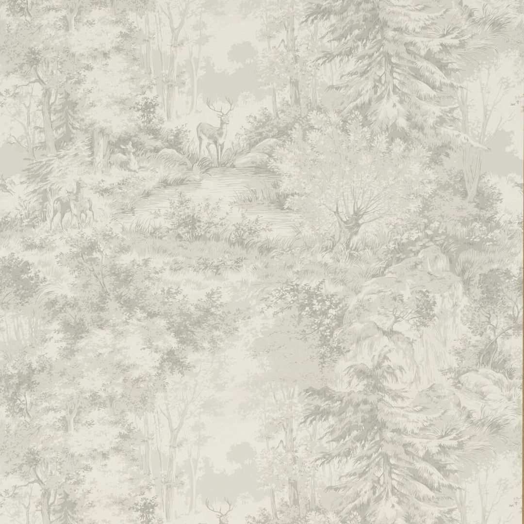 Mulberry Home Torrid Wallpaper | Silver & Grey | FG076.J125