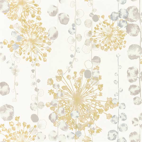 Harlequin Moku Wallpaper - Ochre & Seaspray - 111652 | Modern 2 Interiors
