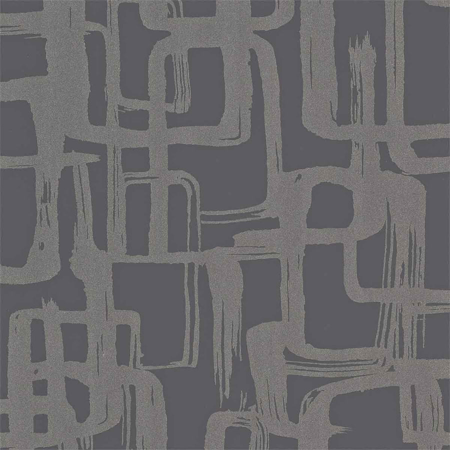 Asuka Silver & Slate Wallpaper by Harlequin - 110905 | Modern 2 Interiors