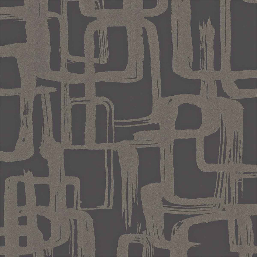 Asuka Champagne & Flint Wallpaper by Harlequin - 110907 | Modern 2 Interiors