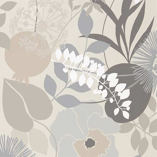 Harlequin Doyenne Wallpaper - Mist, Linen & Hessian - 111494 | Modern 2 Interiors