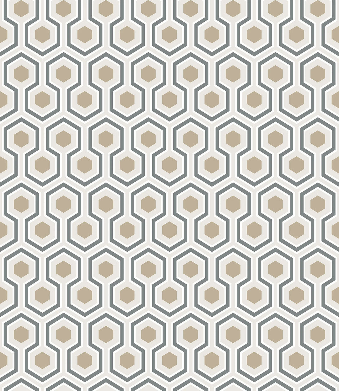 Hicks Hexagon Wallpaper by Cole & Son - 95/3016 | Modern 2 Interiors
