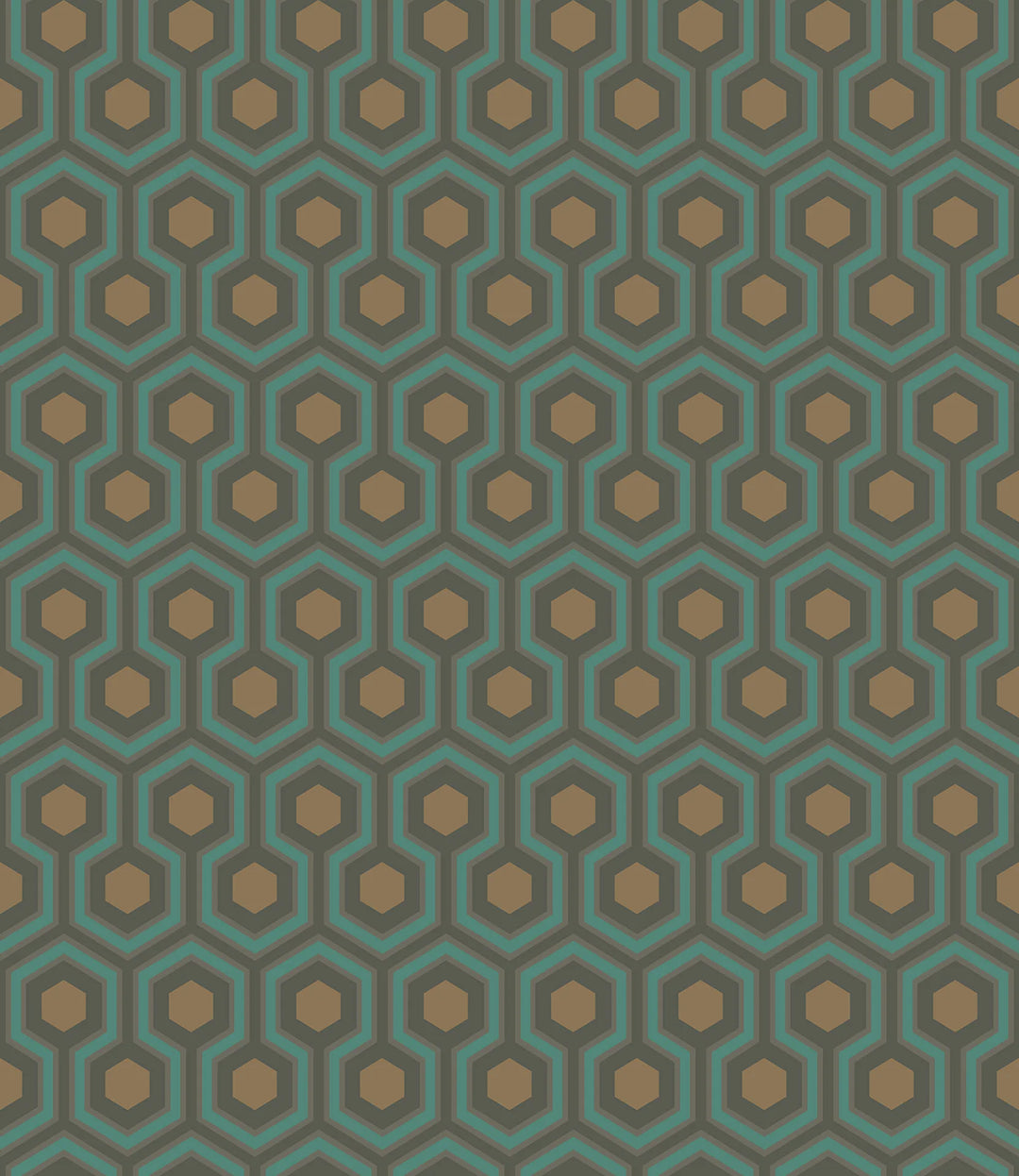 Hicks Hexagon Wallpaper by Cole & Son - 95/3018 | Modern 2 Interiors