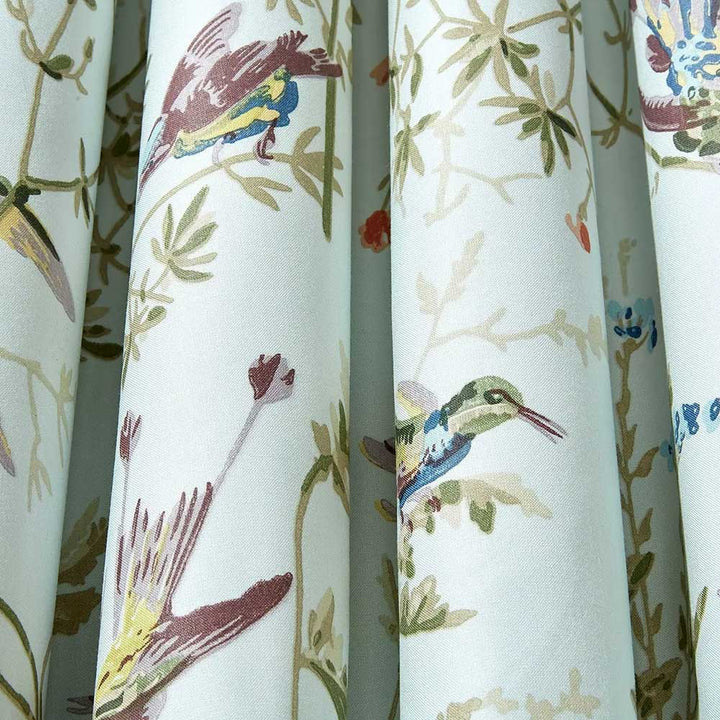 Cole & Son Hummingbirds Cotton Fabric | Duck Egg | F62/1004