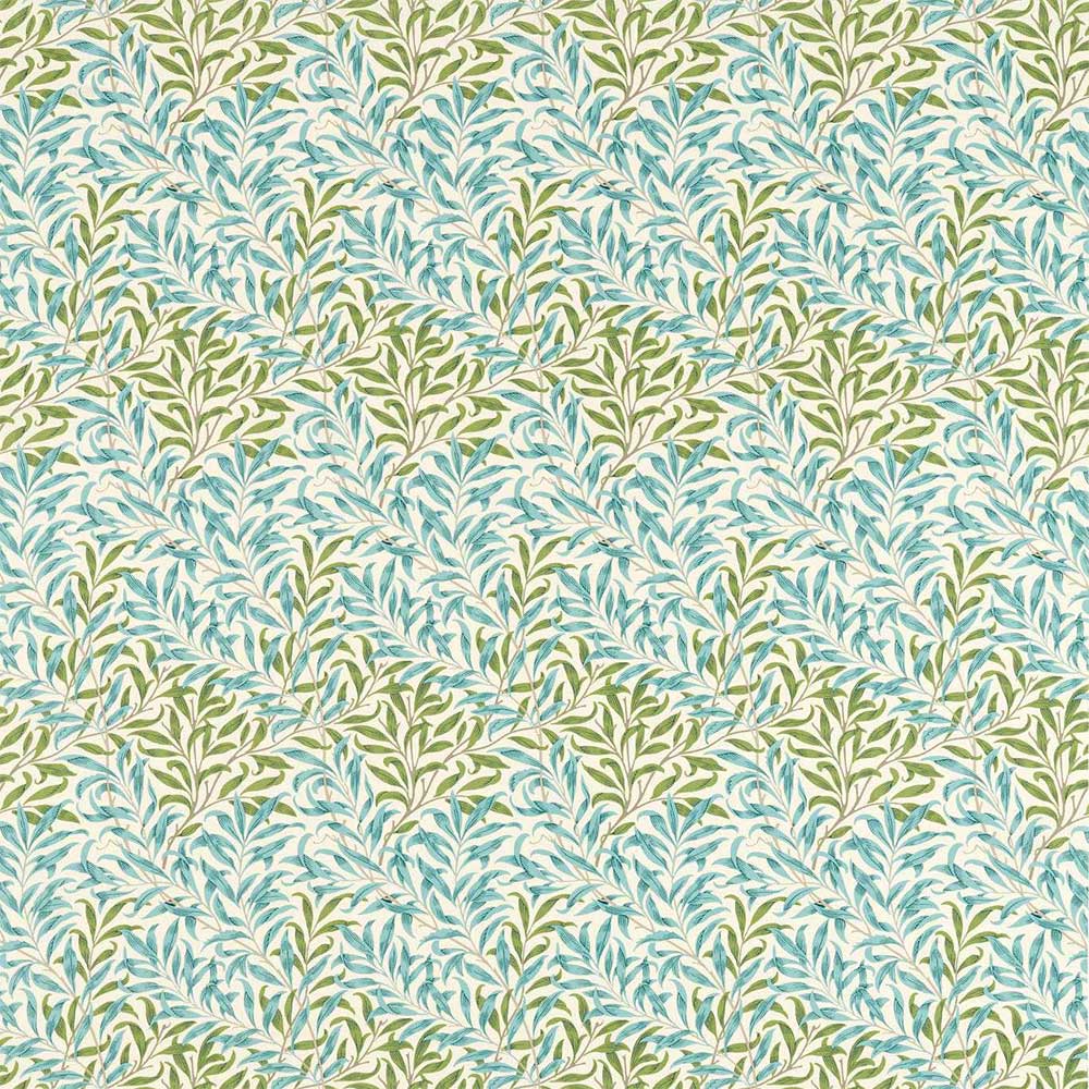 Willow Bough Nettle & Sky Blue Fabric