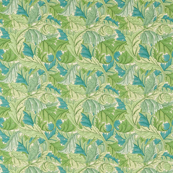 Acanthus Nettle & Sky Blue Fabric