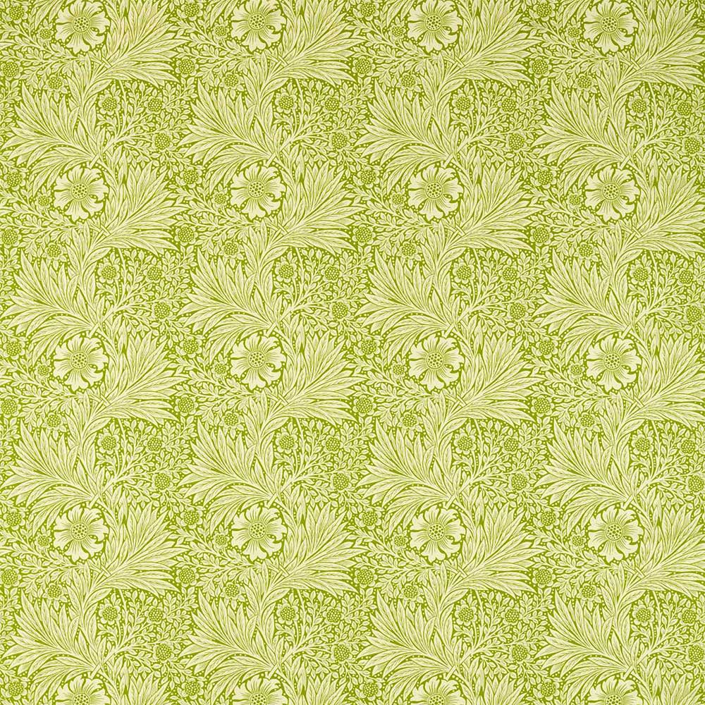 Marigold Cream & Sap Green Fabric