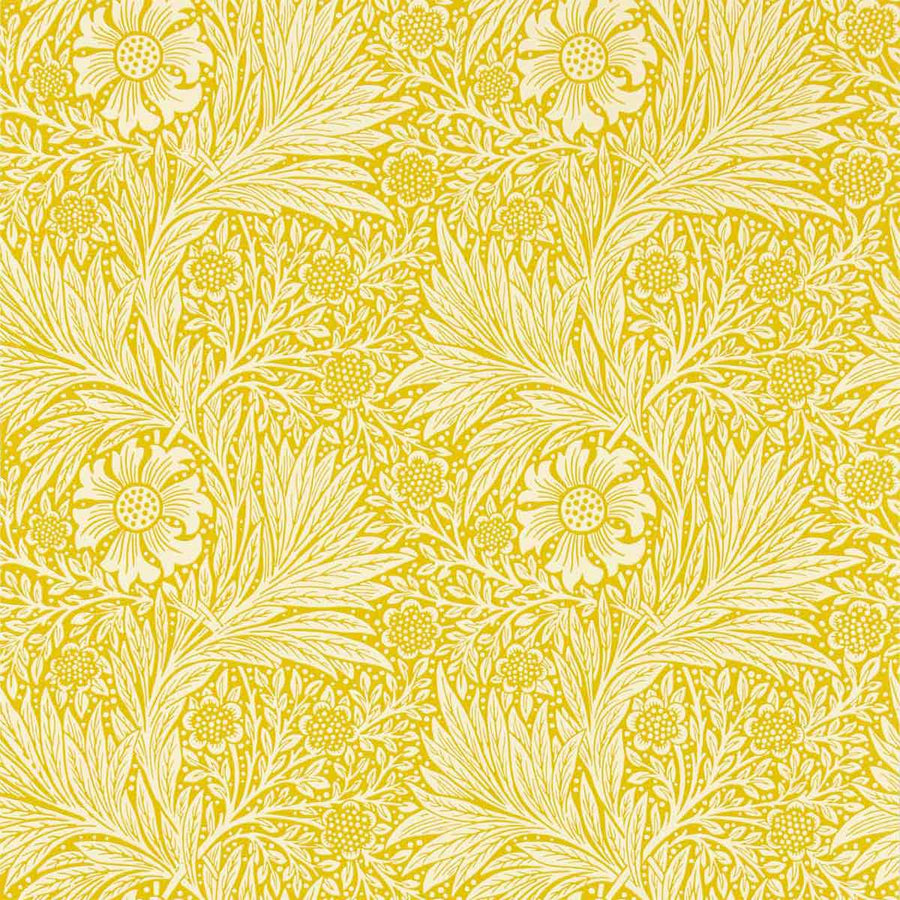 Marigold Yellow Wallpaper by Morris & Co - 217091 | Modern 2 Interiors