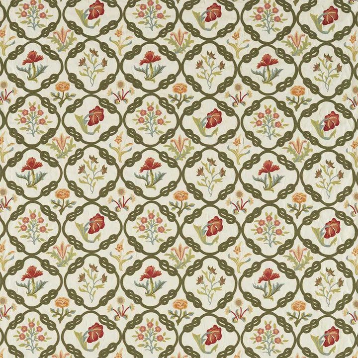 Mays Coverlet Twining Vine Fabric