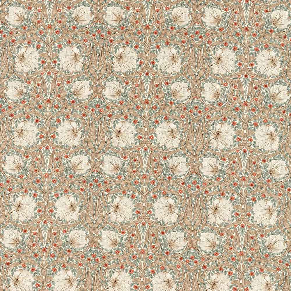 Pimpernel Linen & Coral Fabric