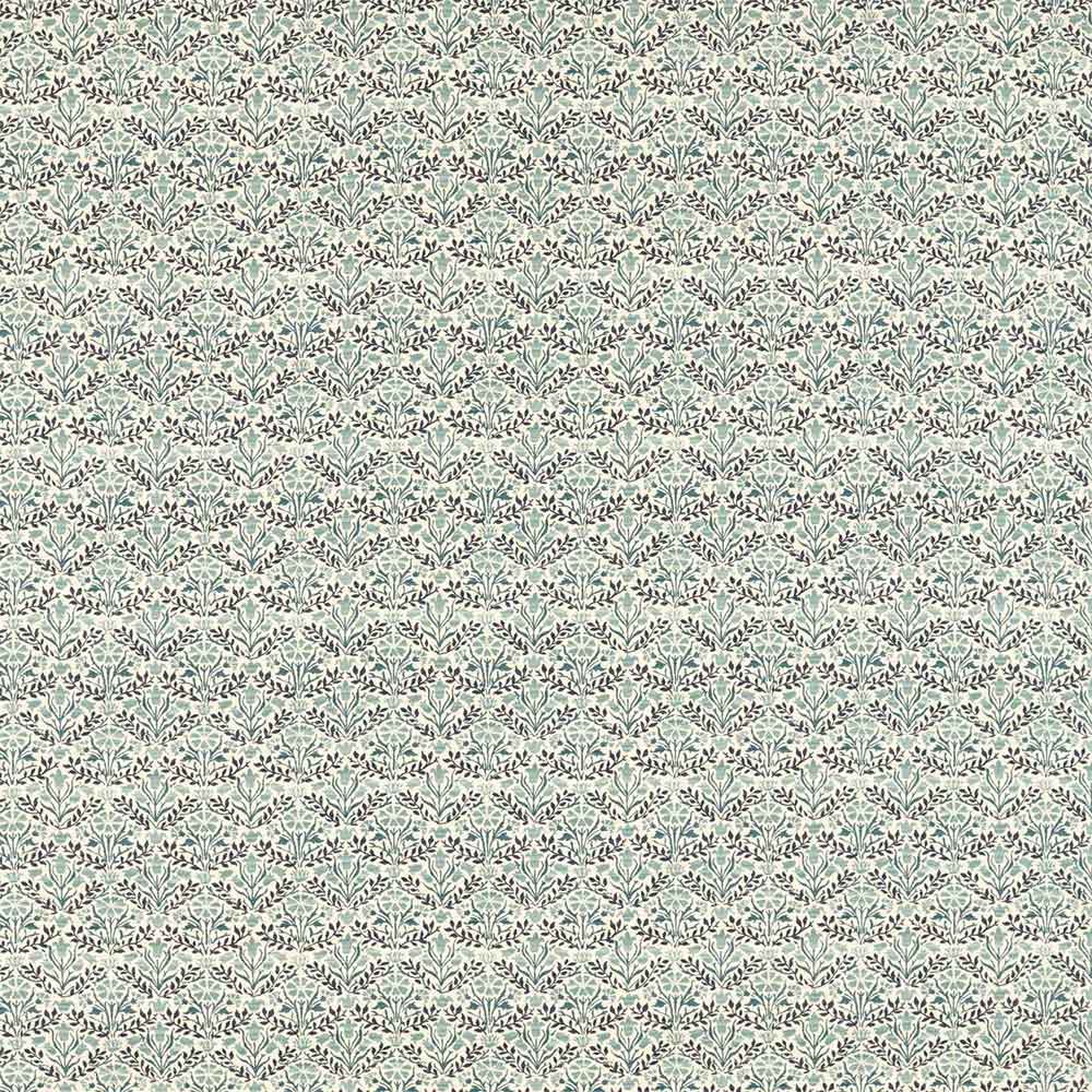 Bellflowers Indigo & Seagreen Fabric