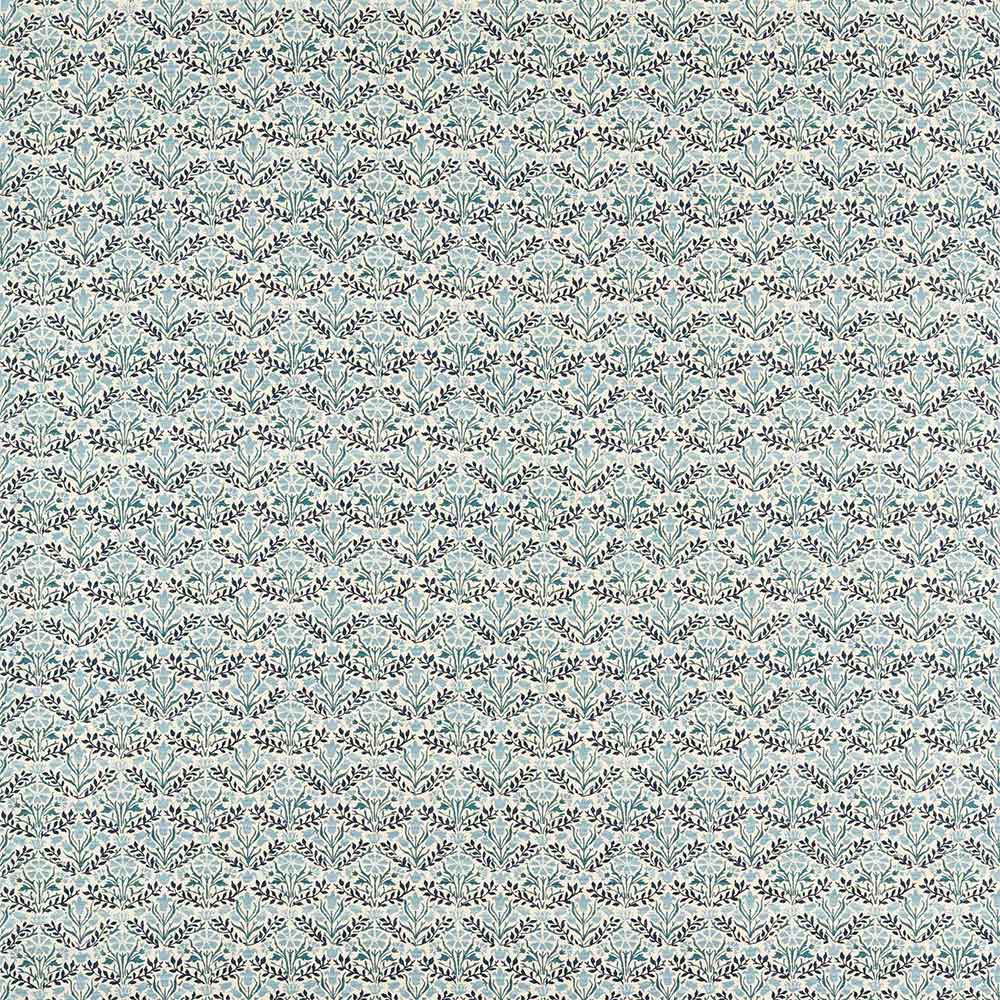 Bellflowers Mineral Blue Fabric