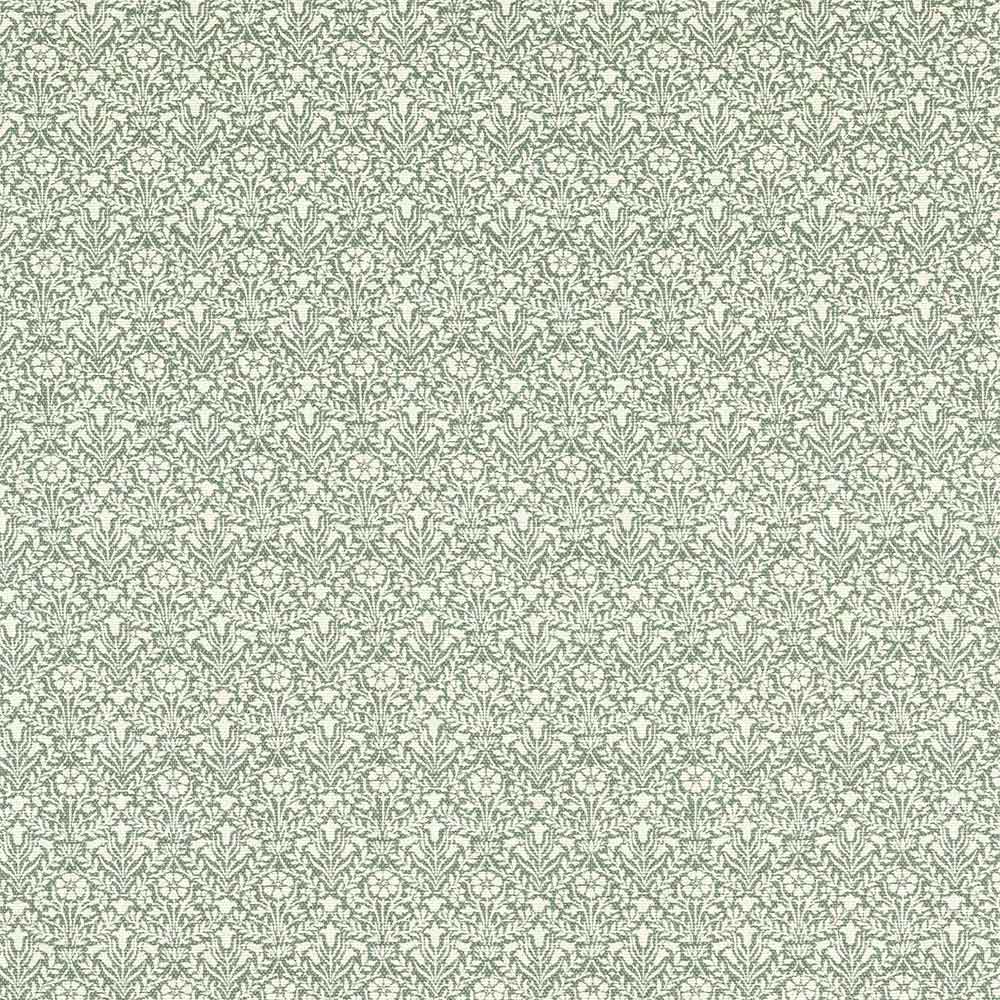 Bellflowers Weave Seagreen Fabric