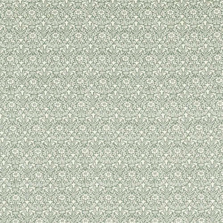 Bellflowers Weave Seagreen Fabric