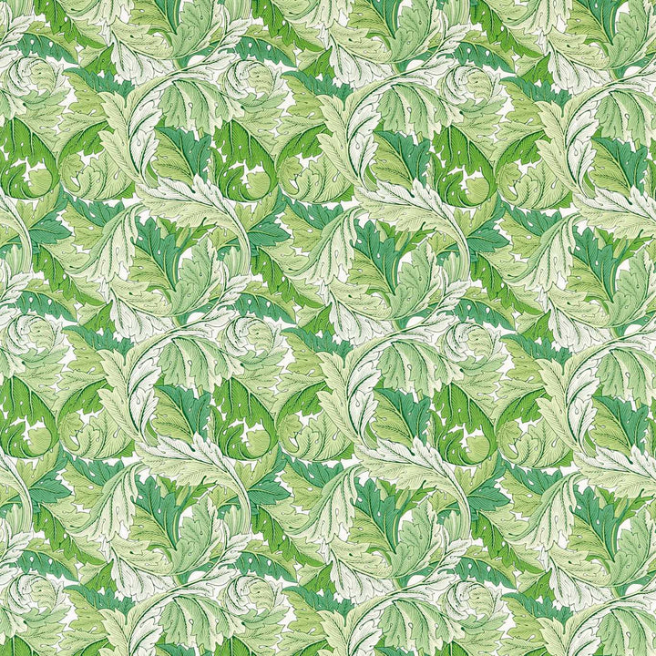 Acanthus Leaf Green Fabric