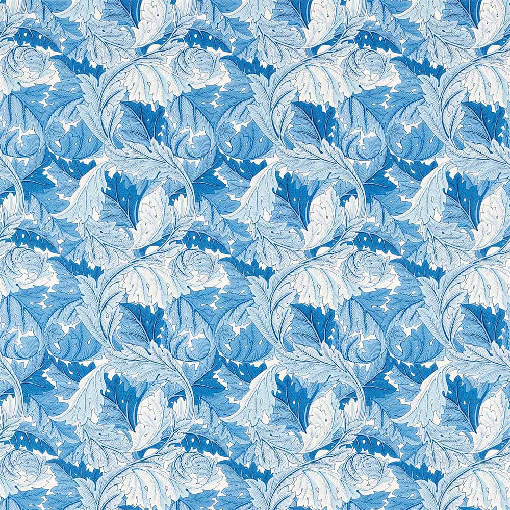 Acanthus Woad Fabric