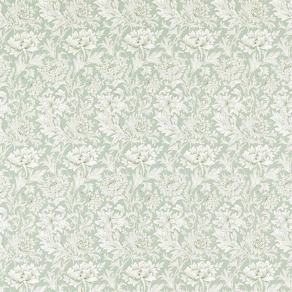 Chrysanthemum Toile Willow Fabric