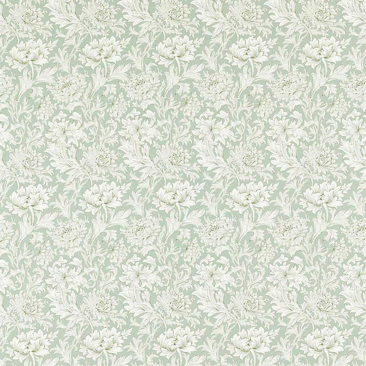 Chrysanthemum Toile Willow Fabric