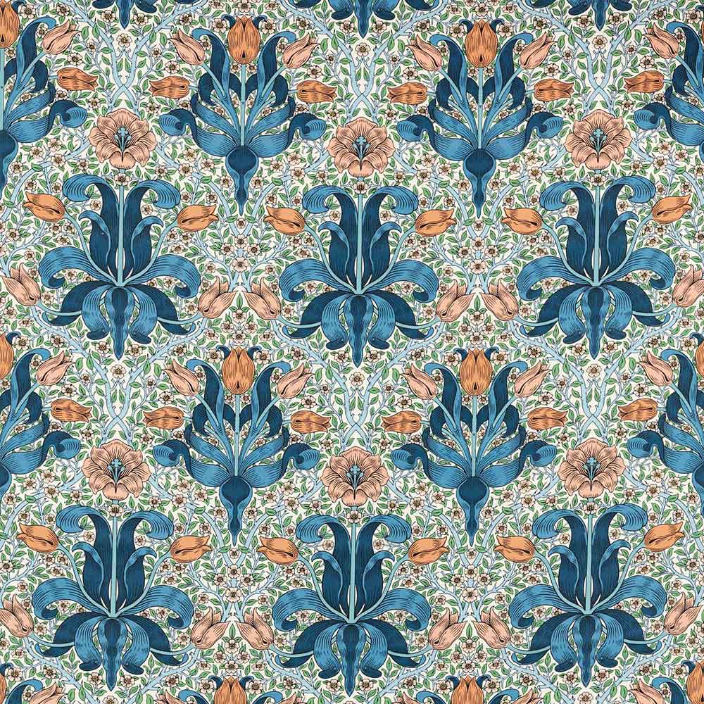 Spring Thicket Paradise Blue & Peach