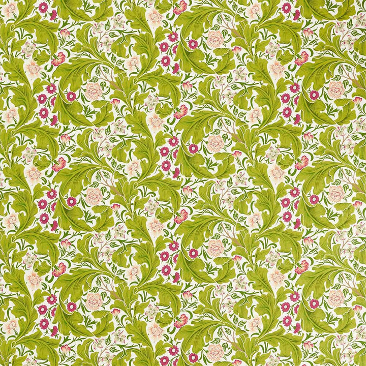 Leicester Sour Green & Plum Fabric