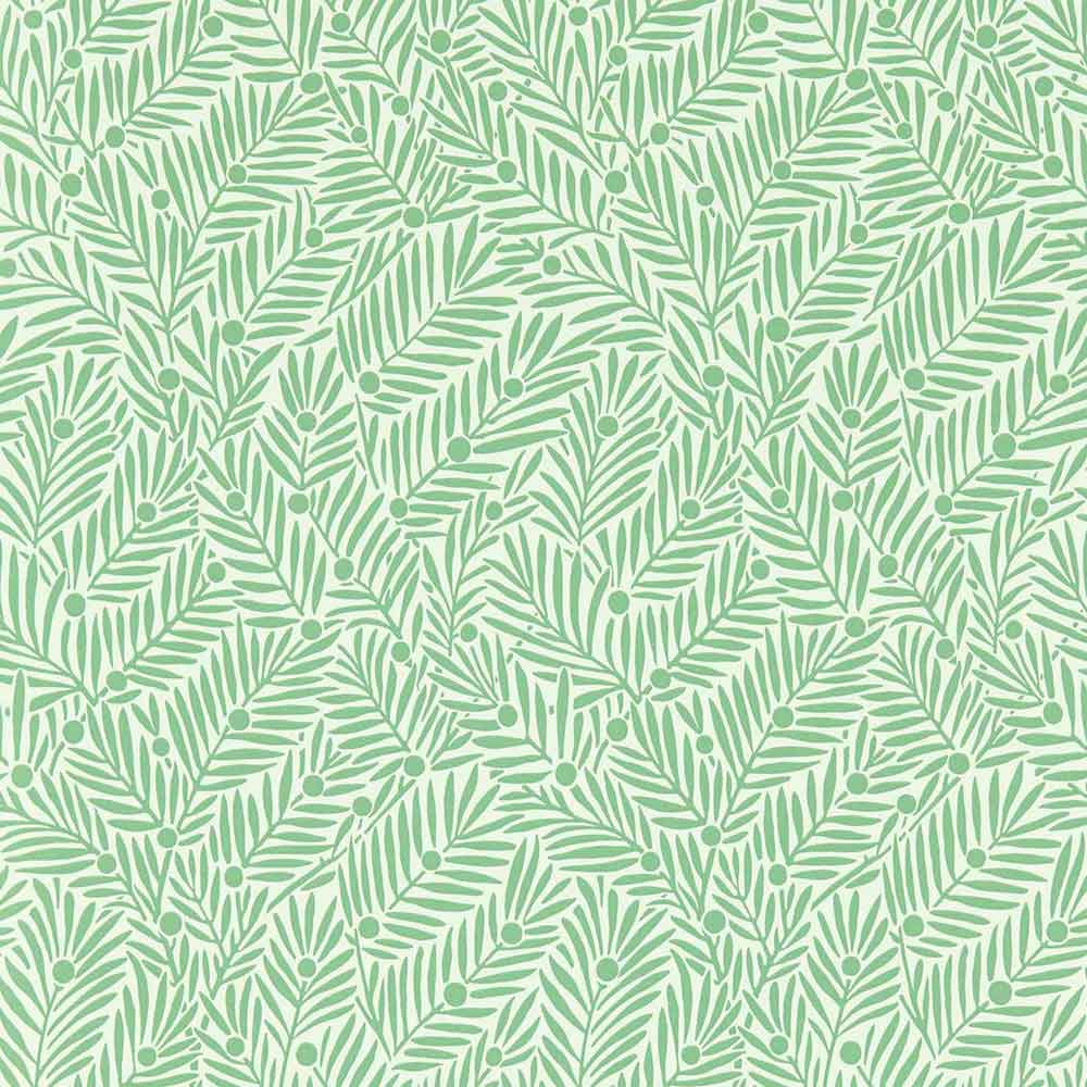 Yew & Aril Spearmint Wallpaper