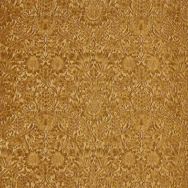 Sunflower Caffoy Velvet Sussex Rush Fabric