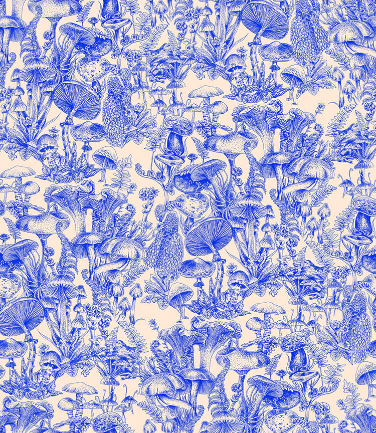 Cole & Son Fungi Forest Wallpaper | Navy | 122/1002