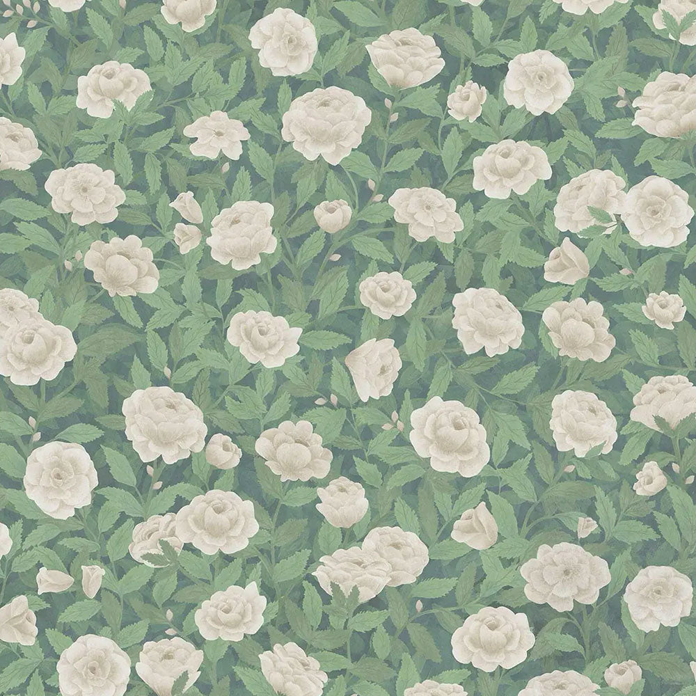 Idylls Roses Line Union Eau de Nil Fabric