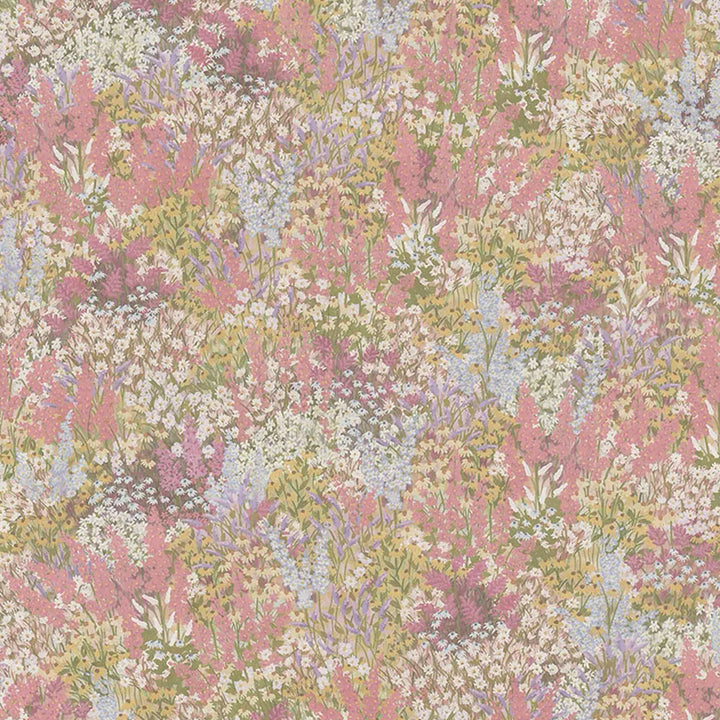 Petite Fleur Satin Peach & Blush Fabric