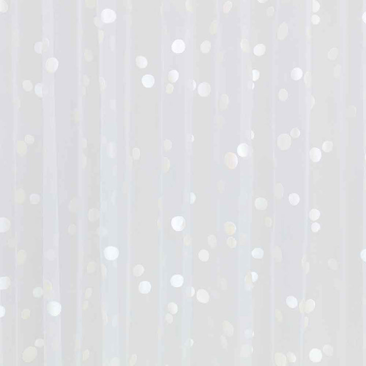 Ocean Bubbles Sheer Fabric