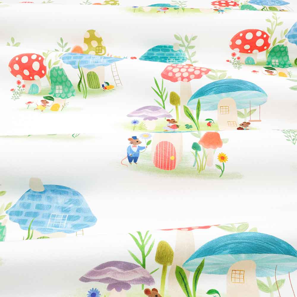 Toadstool Town Fabric