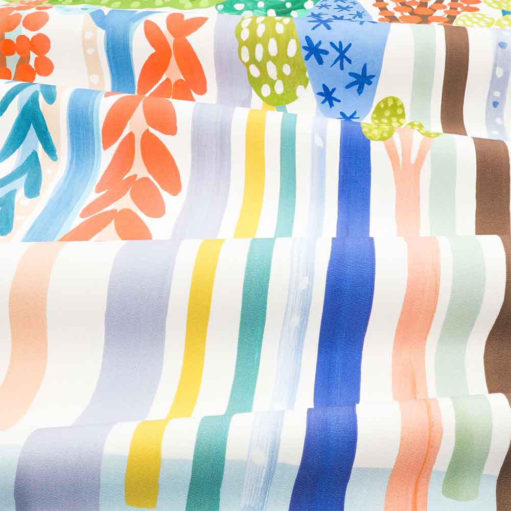 Rainbow Forest Fabric