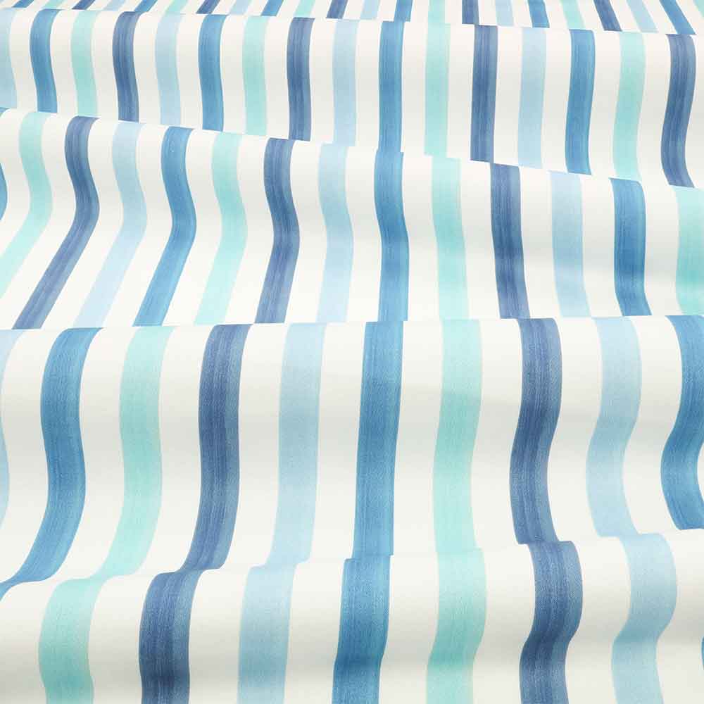 Candy Cane Ocean Fabric