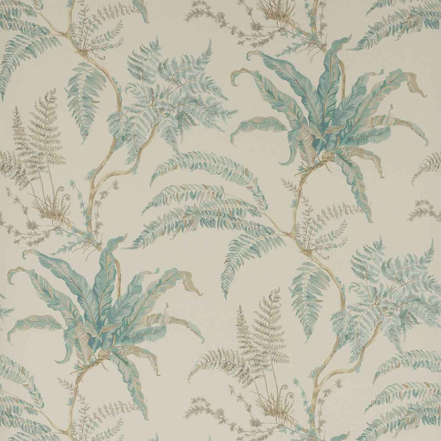 Colefax & Fowler Woodfern Wallpaper | Aqua | W7015-02