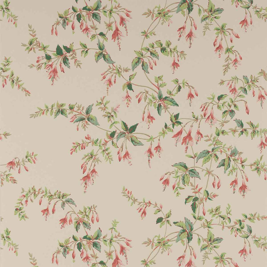 Colefax & Fowler Fuchsia Wallpaper | Pink & Green | W7018-03