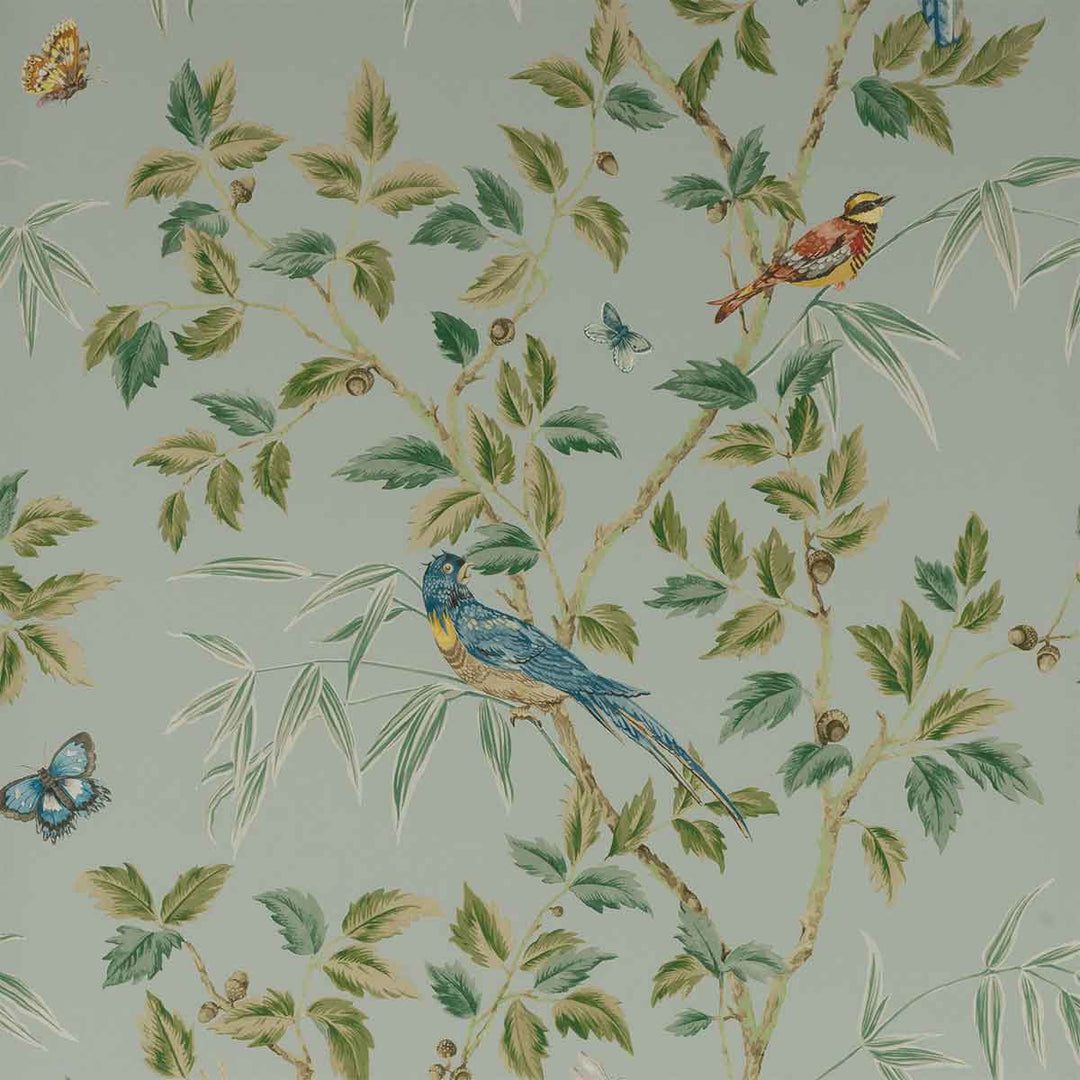 Colefax & Fowler Ashdown Wallpaper | Old Blue | W7021-01