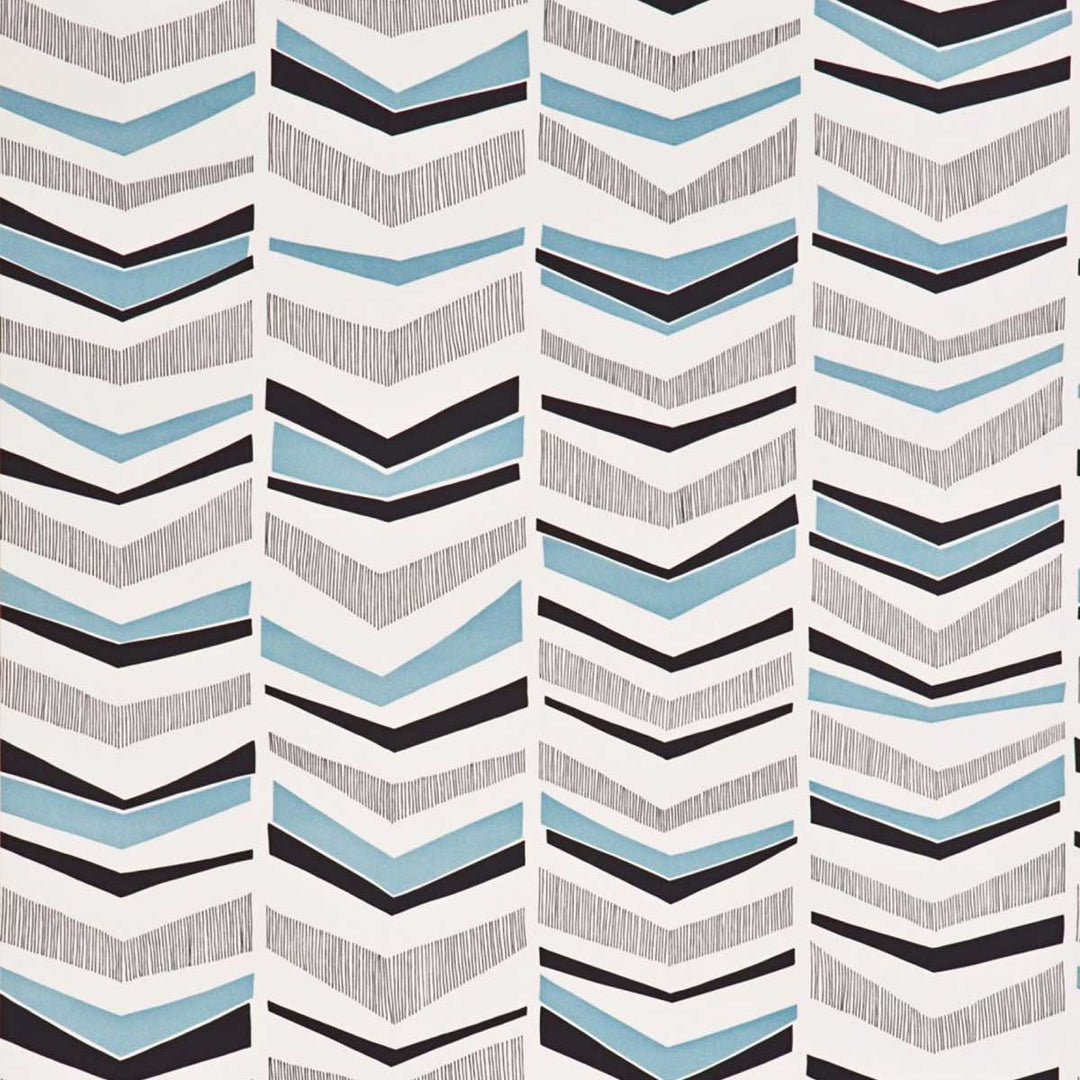 MissPrint Chevron Wallpaper | Bluebird | MISP1103